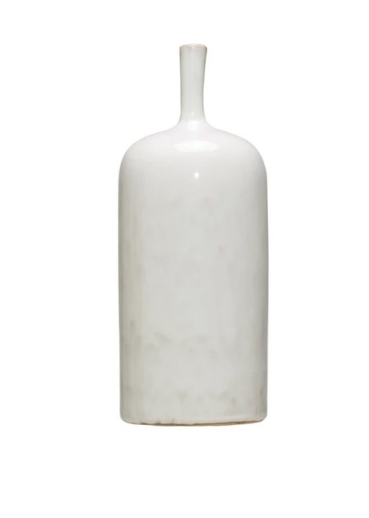 White Stone Vase